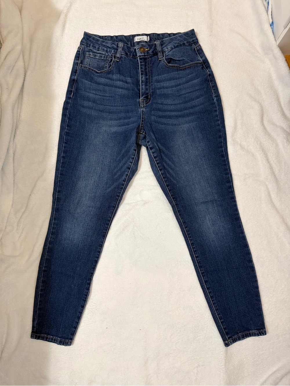 Rue21 High-Rise Dark Indigo Women's Skinny Jeans
